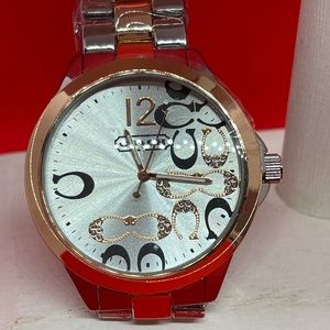 Beautiful Coach Watch rose gold &silver new